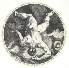 The Four Disgracers: Tantalus, 1588. Creator: Goltzius, Hendrick (1558-1617).