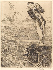 Vertigo (Le vertige), 1900. Creator: Paul Albert Besnard.