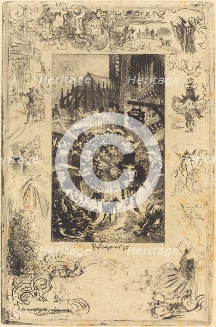 Je fis ce qu'on appelle un bon marché (I made what I would call a good bargain), 1878. Creator: Felix Hilaire Buhot.