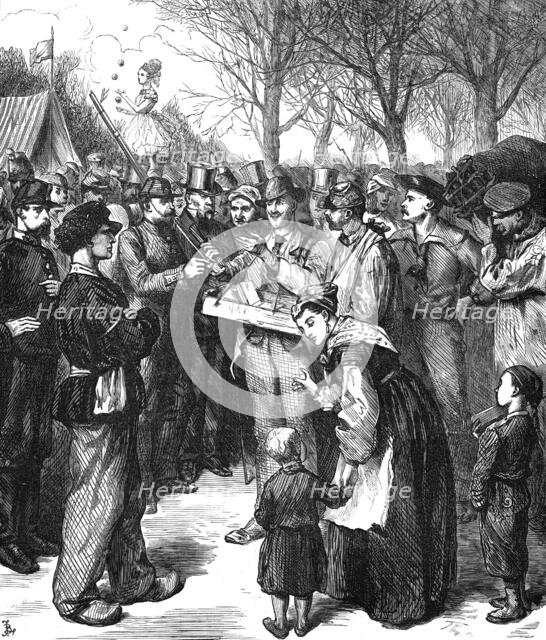 Street scene in Bordeaux, 1871. Creator: Unknown.