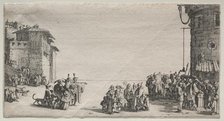 The Slave Market, 1629. Creator: Jacques Callot (French, 1592-1635).