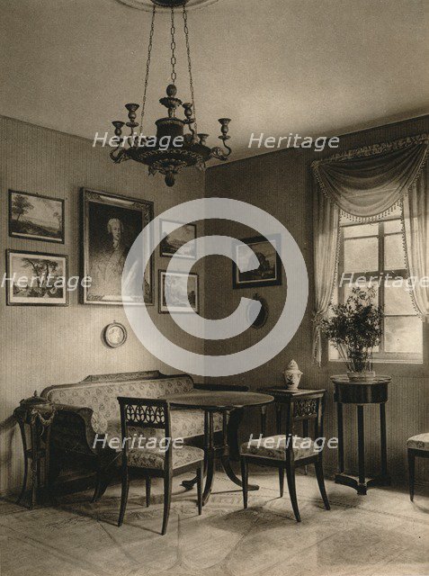 'Weimar. Interior of Tiefurt Castle', 1931. Artist: Kurt Hielscher.