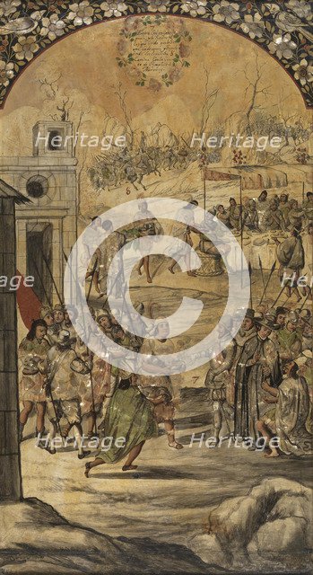 The Conquest of Mexico by Hernan Cortés.