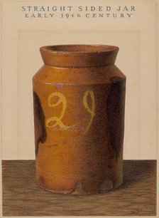 Preserve Jar, 1938. Creator: Philip Smith.