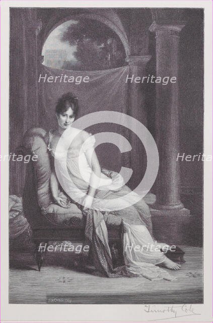 Madame Récamier, 1906., 1906. Creator: Timothy Cole.