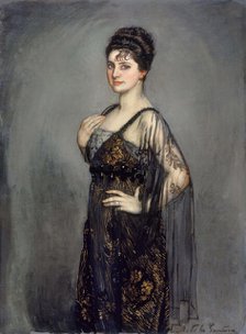 Portrait de Madame Louis Rosenau, c.1913. Creator: Antonio de La Gandara.