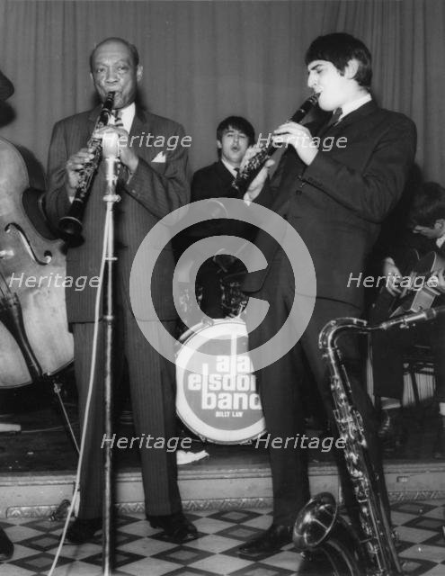 Edmond Hall, Andy Cooper, Billy Law and Alan Elsdon Band, 1966. Creator: Brian Foskett.