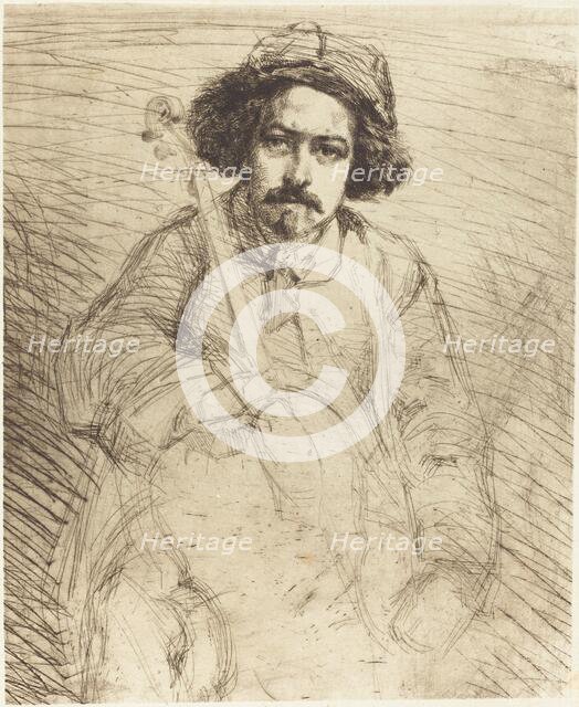 Becquet, 1859. Creator: James Abbott McNeill Whistler.