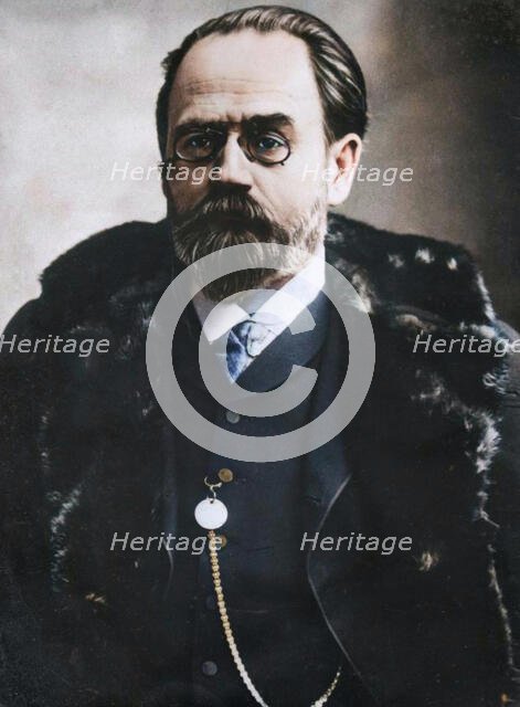 Émile Zola (1840-1902), French writer, 19th century. Creator: Unknown.