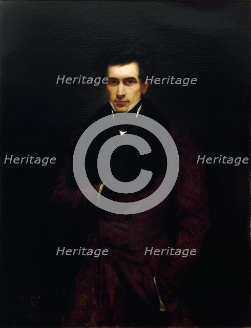 Portrait of Armand Carrel (1800-1836), 1833. Creator: Scheffer, Ary (1795-1858).