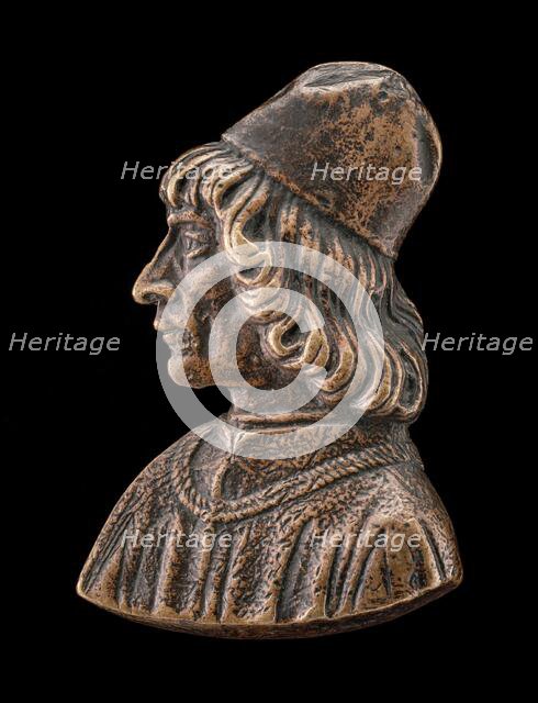 Agostino Bonfranceschi, c. 1437-1479, Lawyer and Diplomat for the Este Family, 1471/1477. Creator: Sperandio Savelli.