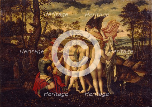 The Judgement of Paris, Mid of 16th cen.. Artist: German master  