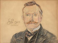 Portrait of Dr. Jan Raczynski, 1904. Creator: Stanislaw Wyspianski.