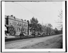 Workmen's houses, Pullman, Ill's., between 1890 and 1901. Creator: Unknown.