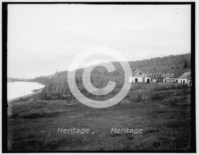 Goose Lake, Michigan, near Negaunee, c1898. Creator: Unknown.