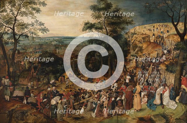 The Bearing of the Cross, c1580-1630. Creator: Pieter Brueghel the Younger.