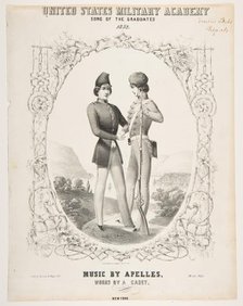 United States Military Academy: Song of the Graduates, 1852. Creator: Sarony & Co.