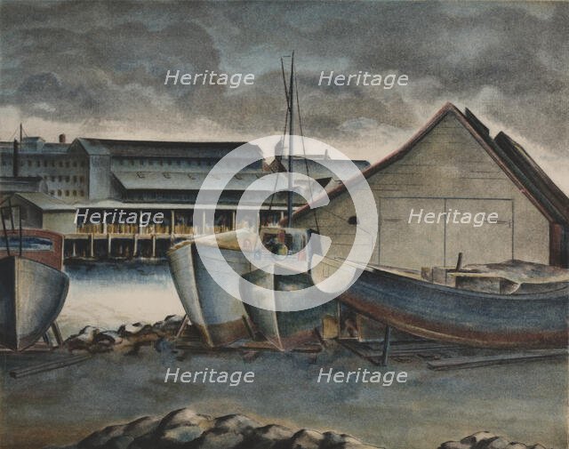 Eaton's Landing, ca.1935 - 1943. Creator: Samuel L Margolies.