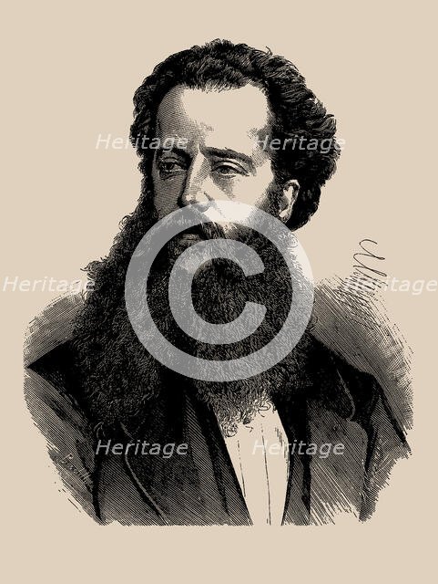 Portrait of the composer Joaquín Espín y Guillén (1812-1881), 1879. Creator: Anonymous.