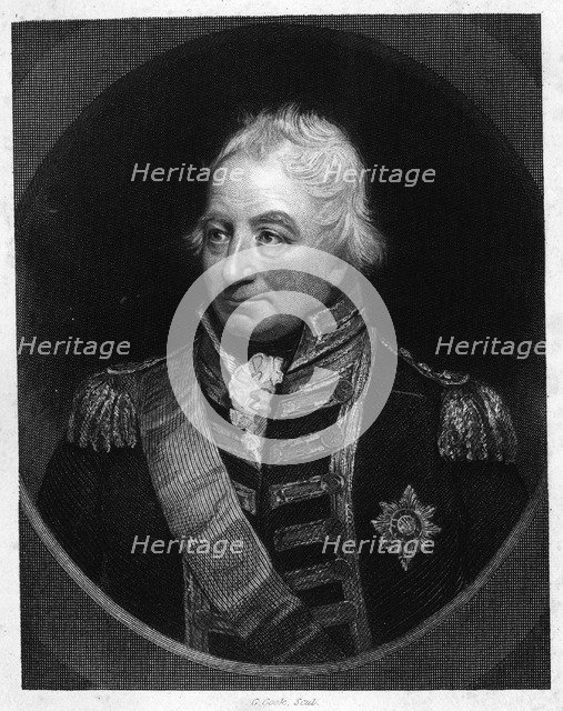 John Jervis (1735-1823), 1st Earl of St Vincent, 1851.Artist: G Cook
