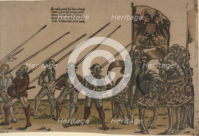 Ceremonial Procession in Bologna on 5 November 1529, on the Occasion of Charles V's Coronation by Po