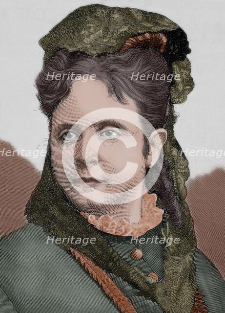 Carolina Civili, 1876.  Creator: Carter.