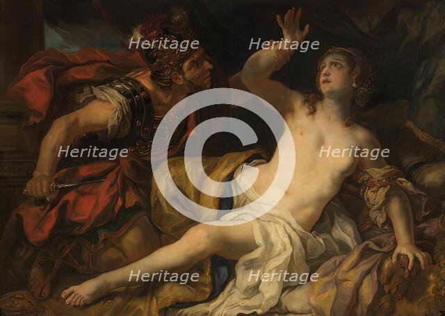 Tarquinius and Lucretia, 1692. Creator: Johann Michael Rottmayr.