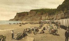 'Appley Beach and Cliffs, Shanklin, I.W.', 1933. Creator: Unknown.