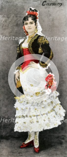 'Carmen', 1889. Artist: Unknown