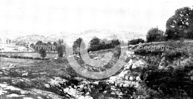 Pictures from the New Gallery: A Somerset Pastoral - L. Leslie Brooke, 1895. Creator: George Meisenbach.