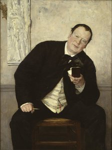 Portrait of the journalist Godfrey Renholm , 1880.