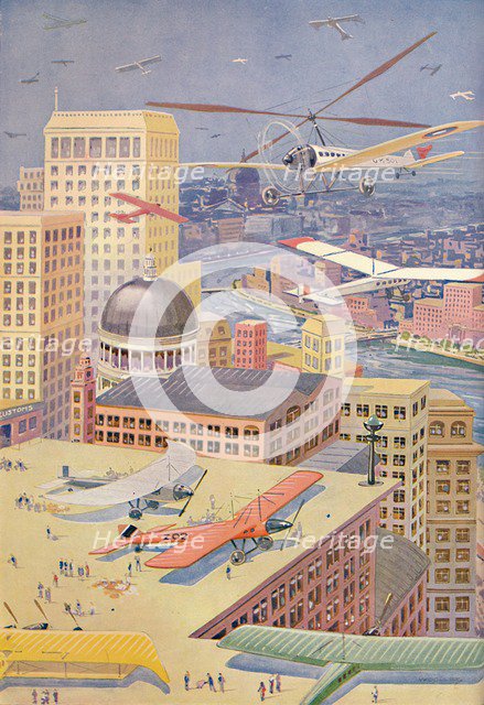 'A City of the Future', 1927. Artist: Unknown.