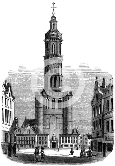 Brussels town hall, 17th century (1849). Artist: Unknown