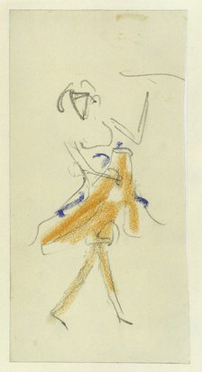 A Dancer, 1909-1910. Artist: Kirchner, Ernst Ludwig (1880-1938)