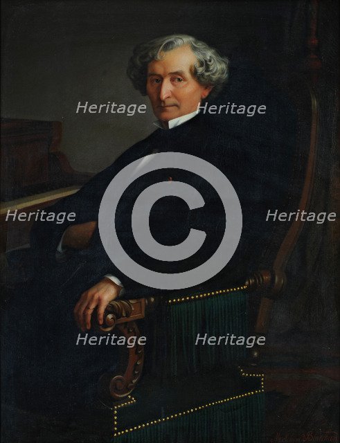 Portrait of the composer Hector Berlioz (1803-1869), 1865.