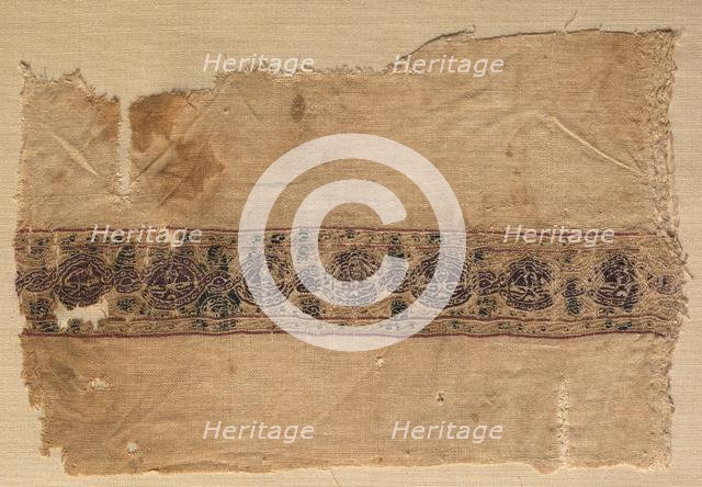 Fragment of a Tiraz-Style Textile, 1130 - 1169. Creator: Unknown.