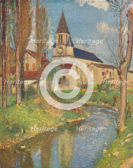 'The Church of La Bastide', c1915. Artist: Henri Jean Guillaume Martin.
