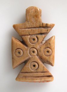 Pendant Cross, Egypt, 5th-8th century. Creator: Unknown.