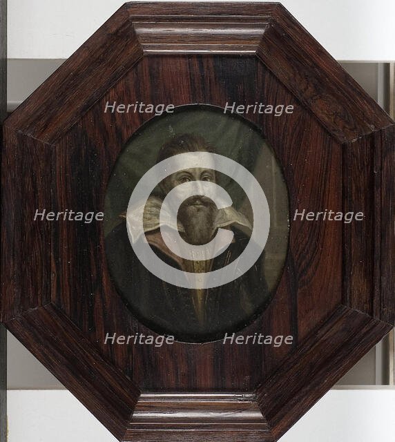 Portrait of Dominicus Baudius, Professor of rhetoric, history and law at...Leiden, 1700-1732.  Creator: Arnoud van Halen.