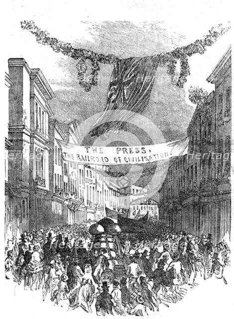 High-Street, Barnstaple, 1854. Creator: Unknown.