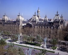 Courthouse, designed by Enric Sagnier (1858-1931) and Josep Domenech i Estepà (1858-1917), built …