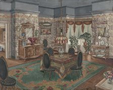 Dining Room, 1935/1942. Creator: Perkins Harnly.