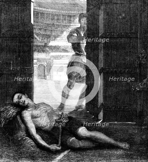 The International Exhibition - "A Martyr in the Reign of Diocletian", by E. Slingeneyer, 1862.  Creator: W Thomas.