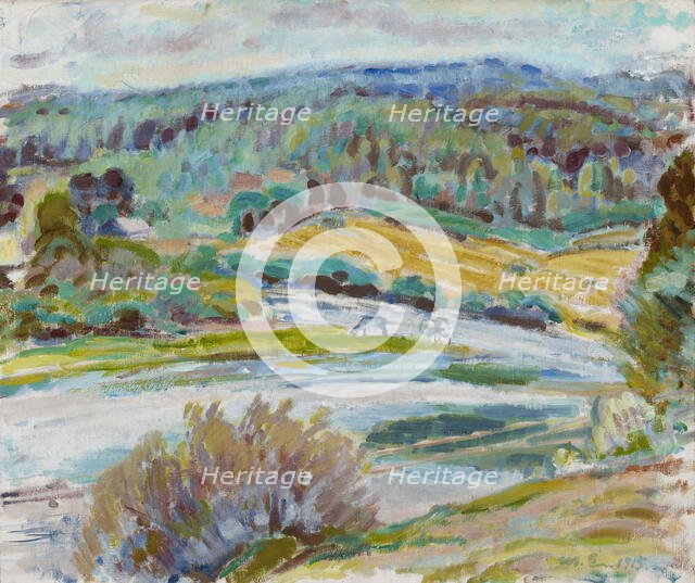 Autumn Landscape, 1915. Creator: Magnus Enckell.