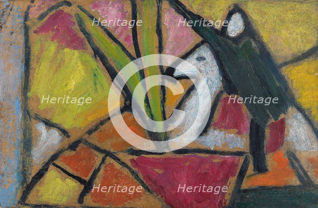 Untitled, fragment (Still Life with green Reiter), 1908.