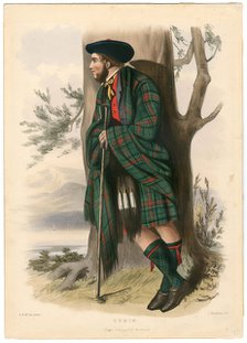 Cumin,from The Clans of the Scottish Highlands, pub. 1845 (colour lithograph)