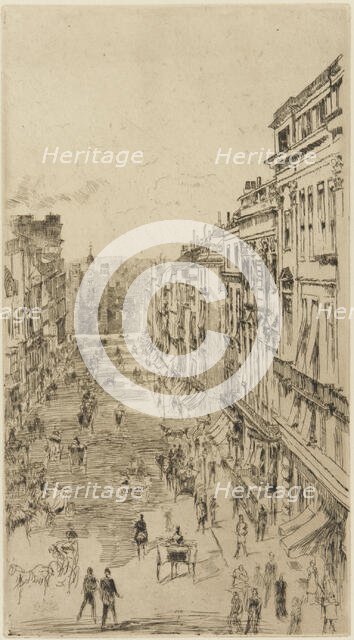 St. James's Street, 1878. Creator: James Abbott McNeill Whistler.