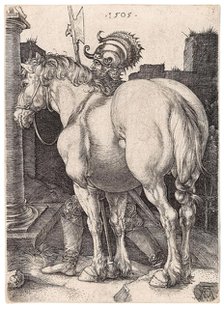 The Large Horse, 1505. Creator: Dürer, Albrecht (1471-1528).