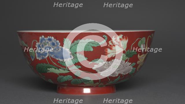 Bowl, 1723-1735. Creator: Unknown.