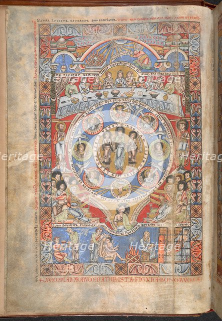 The Floreffe Bible.  Book of Job, c. 1170.